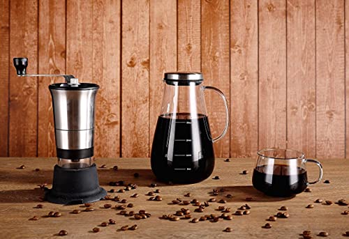 VIENESSO Cold Brew Koffiezetapparaat voor koudgezette koffie of thee, met afneembaar permanent filter van roestvrij… - Image 3