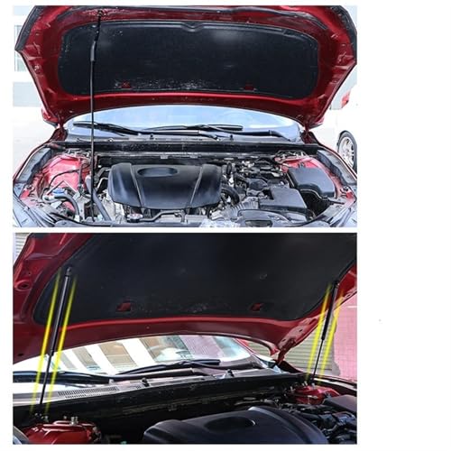 Puntales gas capó Mazda 6 robustos con varillas de tensión estables 3