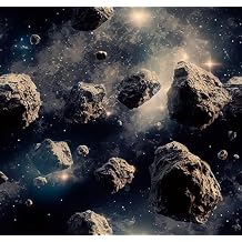 Livelynine Dark Space Wallpaper Stick and Peel Black White Blue Galaxy Ceiling Wallpaper Mural Removable Starry Night Sky Faux 3D Space Contact Paper Nebula Pattern Star Cloud Rocky Cosmic 17.5x78.8
