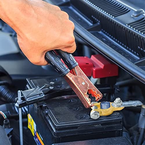 Bolatus 1 Paar Batterieklemmen 12V 24V Batterie Polklemmen mit M8 Bolzen Autobatterie Steckverbinder Pole Klemme Universal Anschlussklemmen für Auto Boot Wohnmobil Caravan - Afbeelding 6