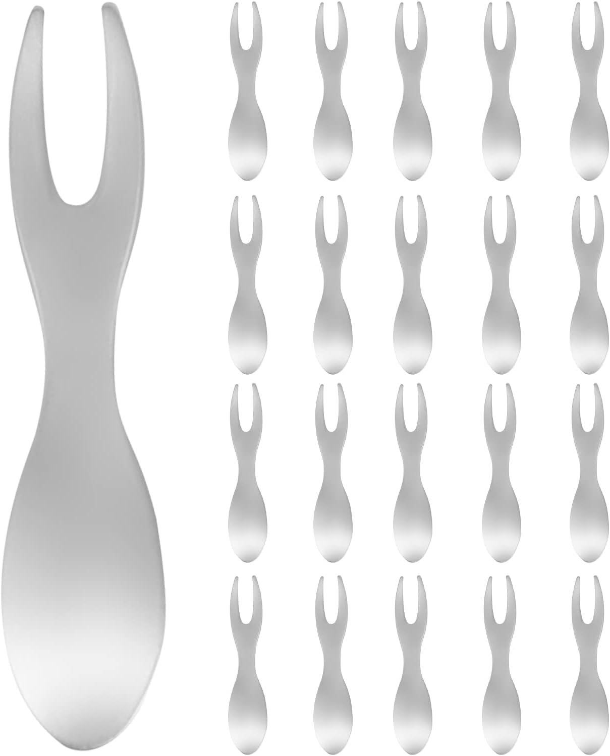 Spacesea Corn Holders Set of 21 Steel Corn on the Cob Skewers for BBQ Sweetcorn