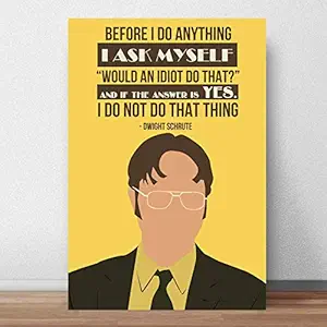 Good Hope - The Office Dwight Matte Paper Poster For Room & Office (13 Inch X 19 Inch, Rolled) Multi Color