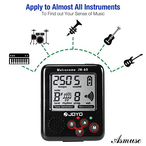 Asmuse Métronome Electronique Guitare LCD Digital Beat Tempo Mini Portable Multifonction Metronome Avec Batterie pour… - Les Beatles, Paul McCartney, John Lennon, RIngo Starr, George Harrison Asmuse Métronome Electronique Guitare LCD Digital Beat Tempo Mini Portable Multifonction Metronome Avec Batterie pour… – Image 5