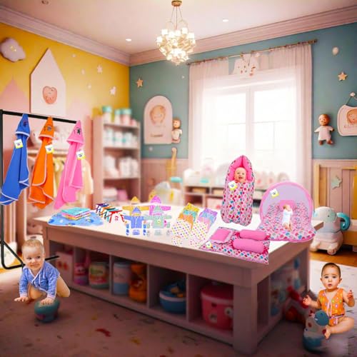Image of Kwitchy 56 in 1 Baby Products All New Born Combo | Infants Essentials | Newborn Kit | Infant Accessories | Baby Gift Set (0-6 Months) Pink for Baby Girl