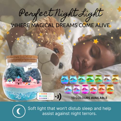 Make It Up Terrarium Arts And Crafts Kit For Kids Led Night Light Up & Remote Unicorn Birthday Gifts Toys For Girls Ages 4 5 6 7 8 9 10 Year Old #TOP2