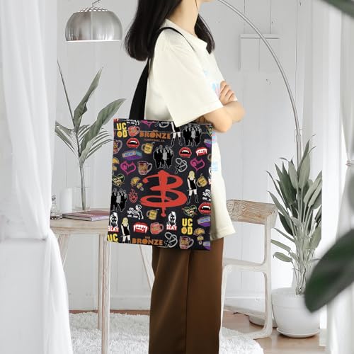 Bolso tote para fan de Vampire Slayer y películas de horror miniatura 6