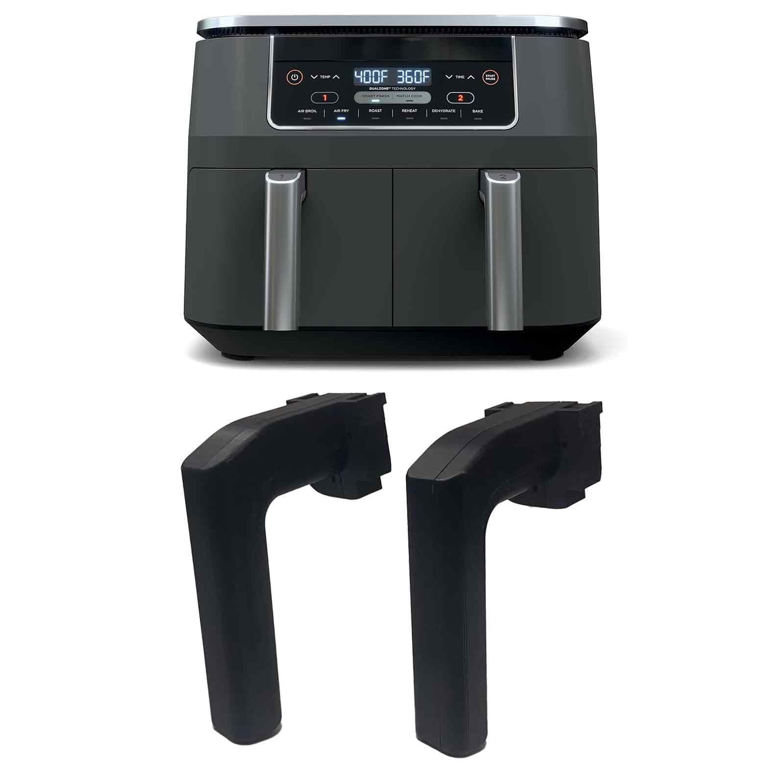 Amazon.com: Handles for Ninja DZ201 Foodi 8-Quart Air Fryer - Pair