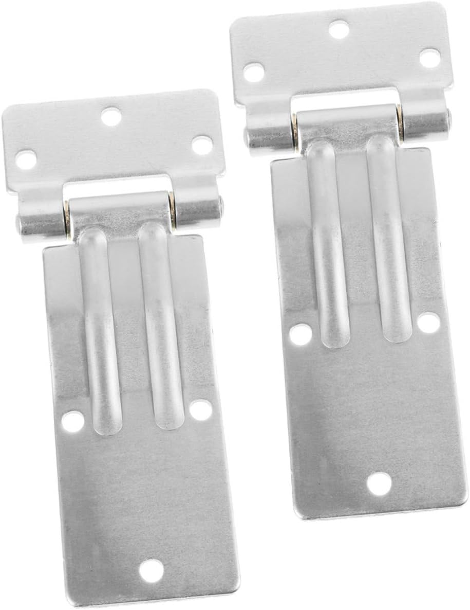 2pcs Heavy Duty Truck Side Door Hinges Weld Trailer Hinge Rear Door for Box Trucks Lid Support