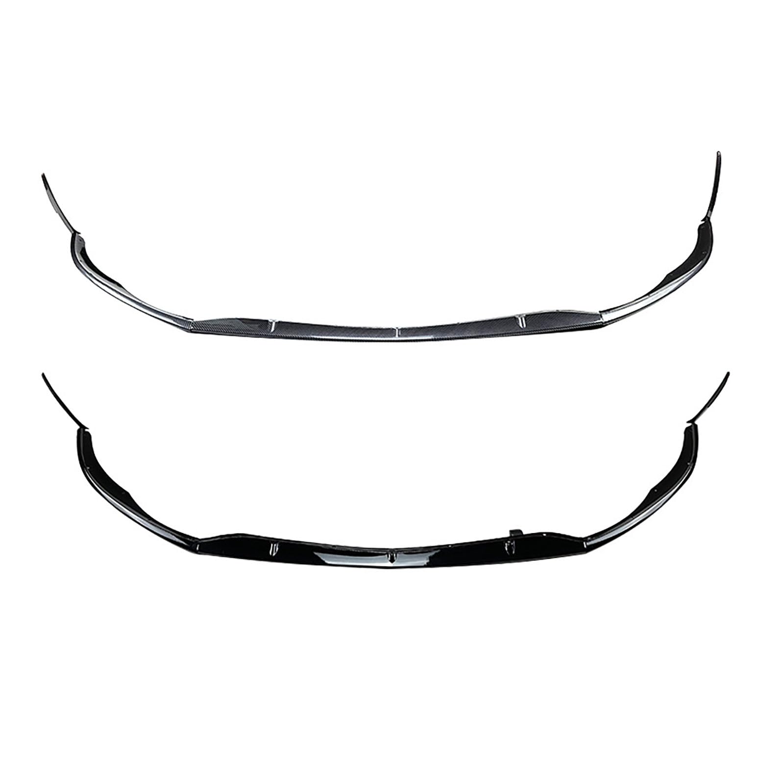 Kompatybilny z Mercedes-Benz C-Class C63 AMG W205 C205 S205 2015-2022, przedni spojler, Car Lower Body Kit Splitter Car Styling akcesoria zewnętrzne, błyszczący czarny