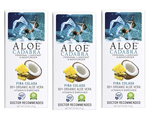 Aloe Cadabra Natural Personal Lubricant and Organic Sex Lube for Men, Women