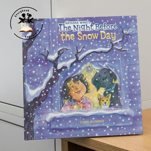 Page de couverture de Night before a snow day {children's story book}