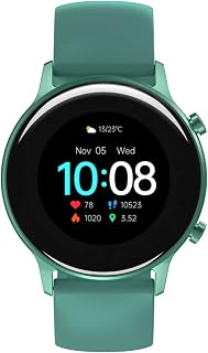 Smart Watch UMIDIGI Urun S, Fitness Tracker with Blood Oxygen(SpO2) Monitor and Heart Rate Monitor for Women Men, 5ATM Waterproof Smartwatch, Step Counter, Sleep Monitor for iPhone Samsung and Android.