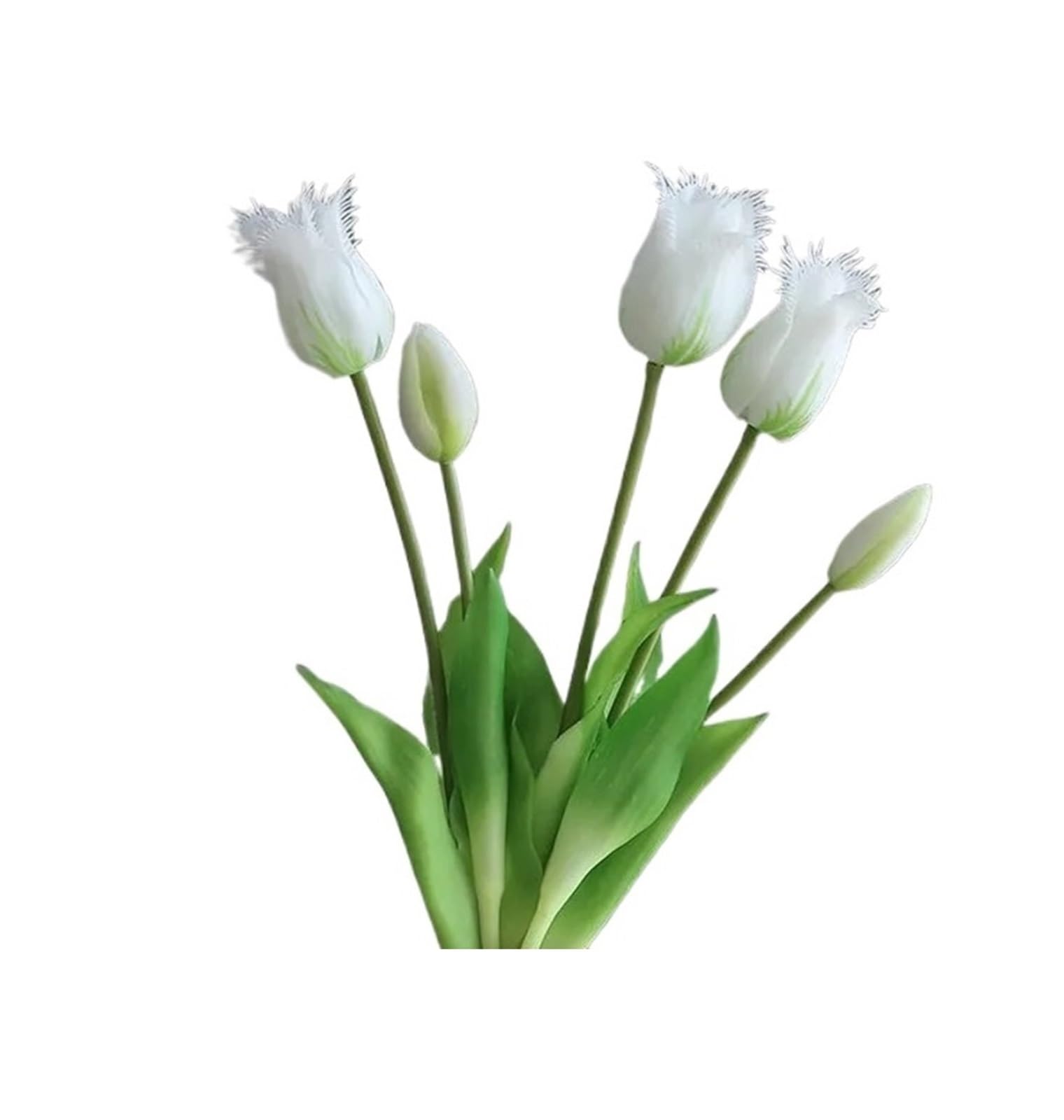 Casetlong Artificial Flowers Wedding Decor Fake Bouquet Party Floral Home(White)