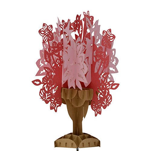 Paperkraft-Floral-Bouquet-Blue-Pop-Up-Greeting-Card