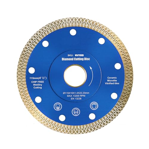 NOVADUR® genérico Disco diamante 115 x 22,23 mm | disco de corte ...