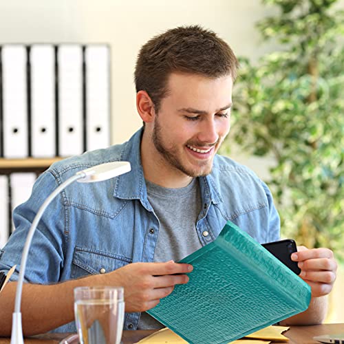 Image of METRONIC Bubble Mailers 6x10 inch Padded Envelopes Forest Green 600 Pack Sealed | Usable Size 6x9 inch,Waterproof Cushioning Bags for Shipping Jewelry Makeup Supplies,Packaging Bulk,Tear-Resistant Small Opaque