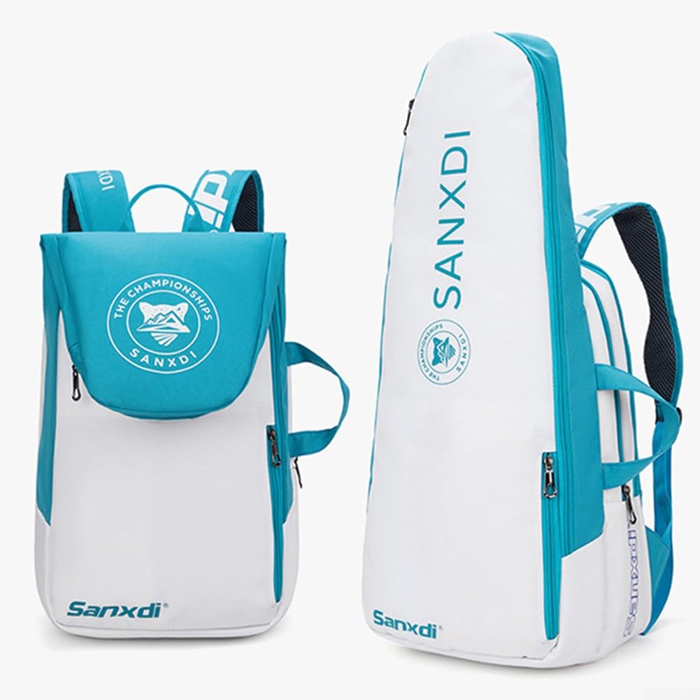 ZYWUOY Sac de rangement pour raquette de tennis, sac à dos de raquette de tennis, squash, badminton, sac à main de transport