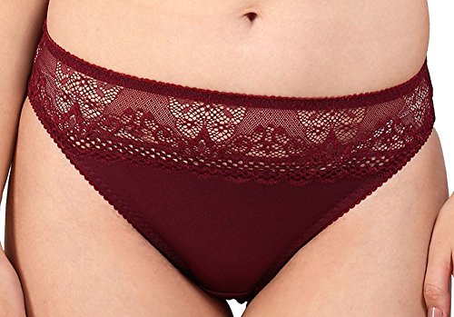 Image of Bralux Women's Lazari Wine Color Panty (Wine XL)