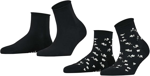 ESPRIT Women's Short Socks, Opaque (pack of 2)