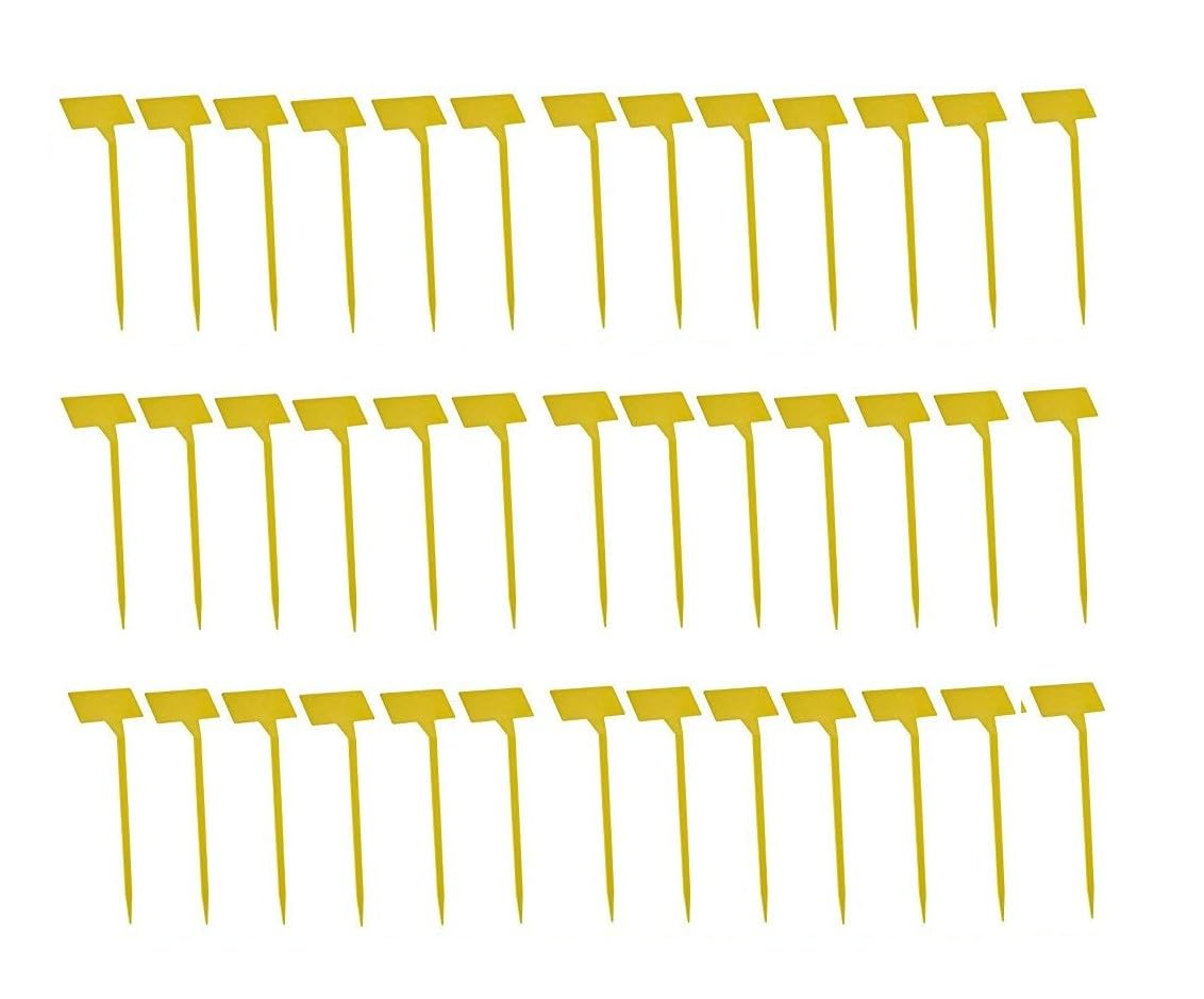 Yellow Plant Markers - 50 Pack, Garden Labels -3 Yellow Plant Markers - 50 Pack, Garden Labels -3