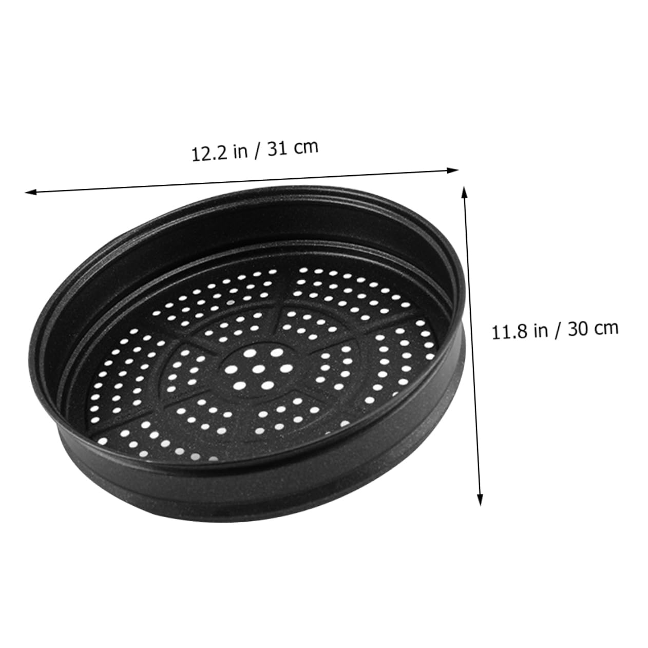SHOWERORO Supporto Per Cottura a Vapore 30cm in Acciaio Inox Antiaderente Griglia Per La Cottura a Vapore Per La Casa Per Cucina Domestica e Pentole Multifunzione