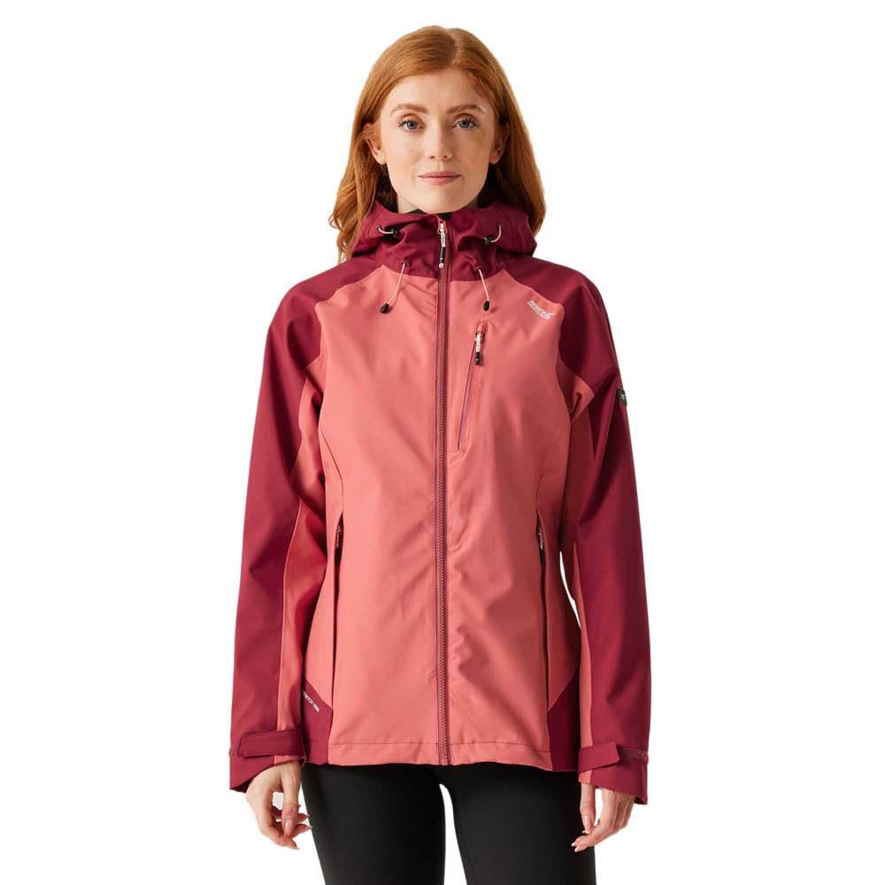 Regatta Womens Birchdale Waterproof Jacket - Mineral Red/Rumba Red - 10