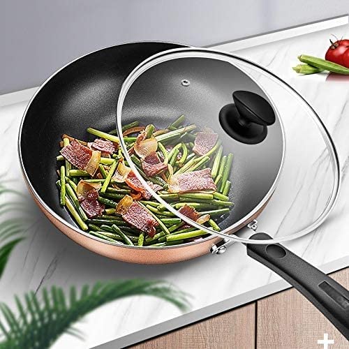 Wok multifonction poêle à gaz antiadhésive sans fumée de cuisson Vision - 3