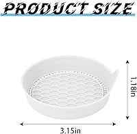 Vista 109 de zipelo Bling Car Cup Coaster, 2 Pack Universal Vehicle Anti-Slip Cup Holder Insert Coasters, Crystal Rhinestone Silicone Shockproof Drink Mat, Car