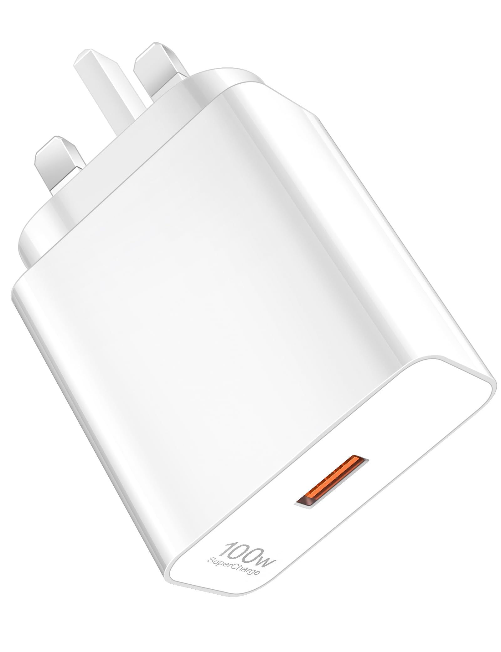 100W USB Plug SuperCharge Power Adapter for Honor 400 200 Pro, USB Fast Charger Plug Wall Charger UK Supercharge Fast Charging for Honor X6b X6c Magic6 Lite 7 Pro V5 200 Smart 400 90 70 Lite Pad 9 X8a