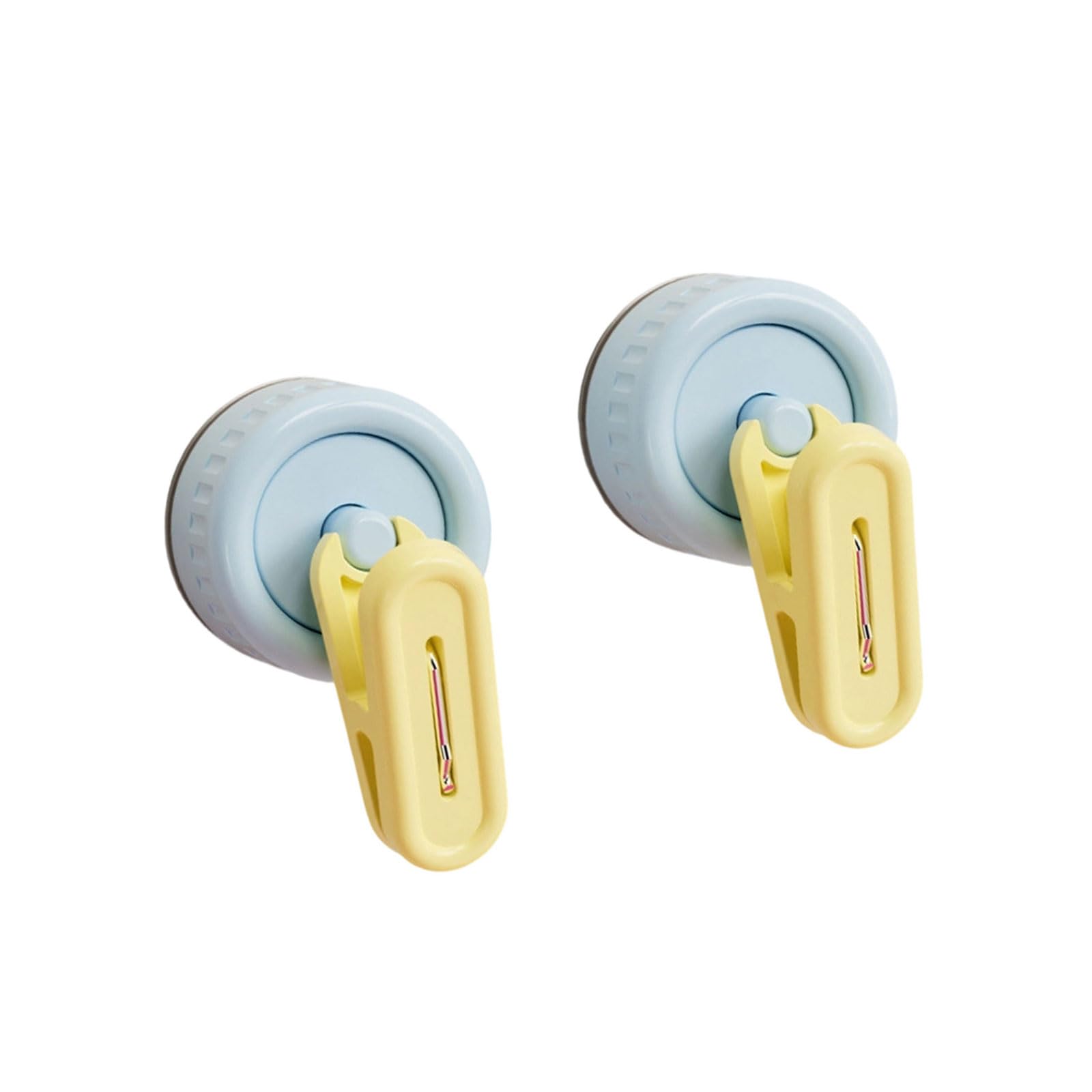 ZEPFJHE 2PCS Adjustable Swivels Suction Hook Strong Adhesives Wall Mount for Hanging Clothes Towels in Bathroom Kitchen Strong Suction Cup Hook