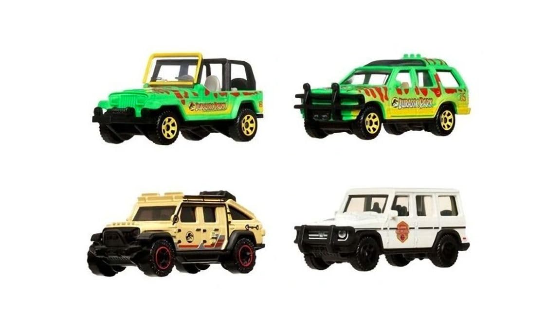 Jurassic World Matchbox Die-Cast Vehicle Set, '19 Jeep Gladiator