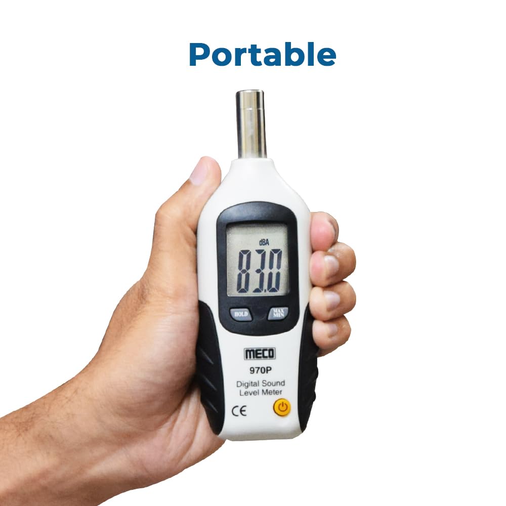 *Envío el mismo día* Sonómetro digital | Dispositivo profesional de medición de ruido Clase 1 | Decibelímetro portátil para pruebas industriales y ambientales Modelo: 970P