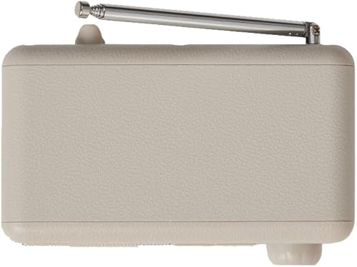 Miniatura 8 de Crosley CR1121A-PB Cooper Retro AMFM Radio, altavoz Bluetooth portátil con entrada auxiliar y pantalla LED, guijarro