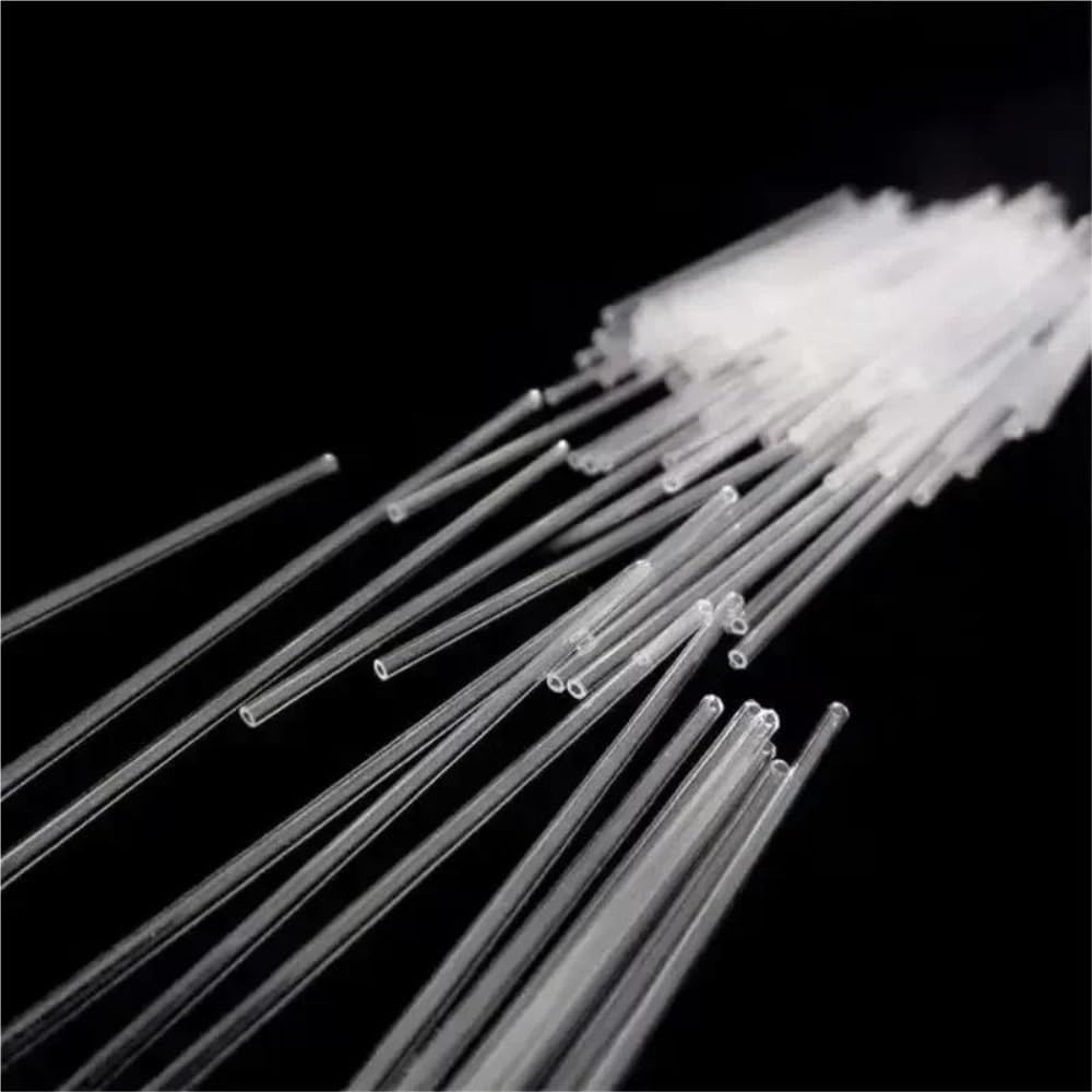 Acrylic Pipe Rigid Transparent Borosilicate Glass Tube ID 6mm High Temperature Resistance Quartz Capillary(10X6X300mm)