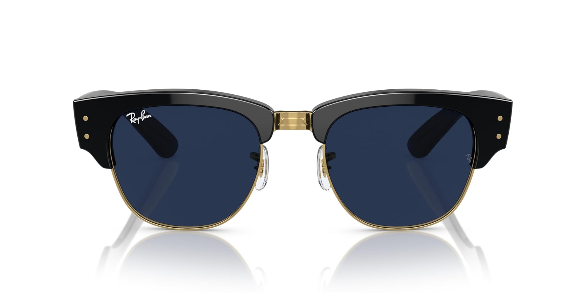 Ray-Ban ブラック ゴールド サングラス　CLUBMASTER Amazon.com: Ray-Ban Unisex Sunglasses Black On Gold Frame