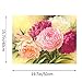 Kimily DIY Paint by Numbers for Adults Kids Flower Peony Paint by Numbers DIY Painting Acrylic Paint by Numbers Painting Kit Home Wall Living Room Bedroom Decoration Peony Flowers