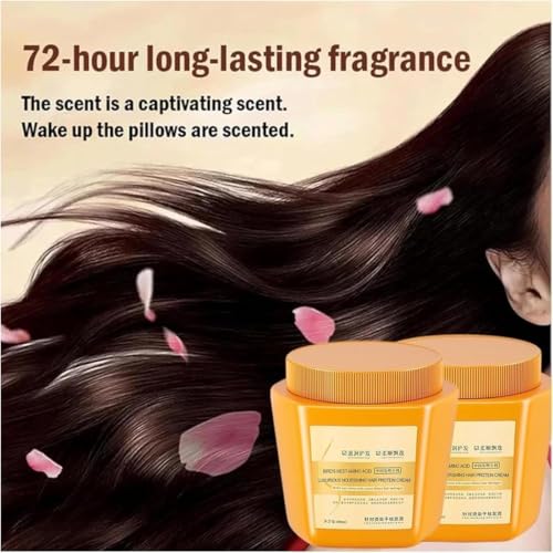 Crème protéinée cheveux secs et crépus routine matinale sans frisottis 500 ml - 3