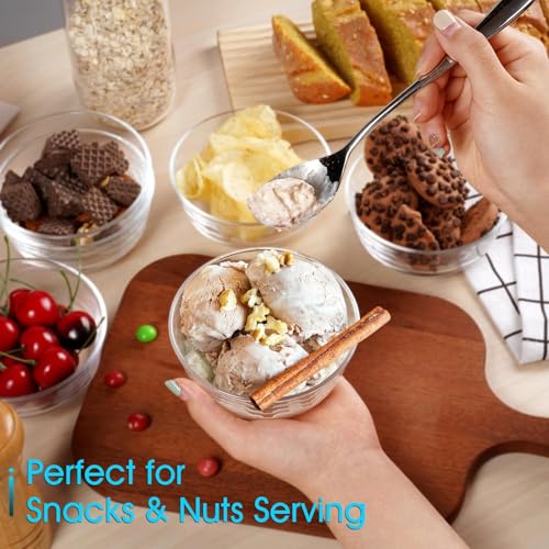 Image of PrimeWorld 5 inch Bowl Set of 6 Pcs Salad Bowl Sets, Bowl, Kitchen Accessories Items, Serving Bowl, Snack & Soup, Mixing Bowl for Dinning Table Home Party, Offices, Hotel & Restaurant