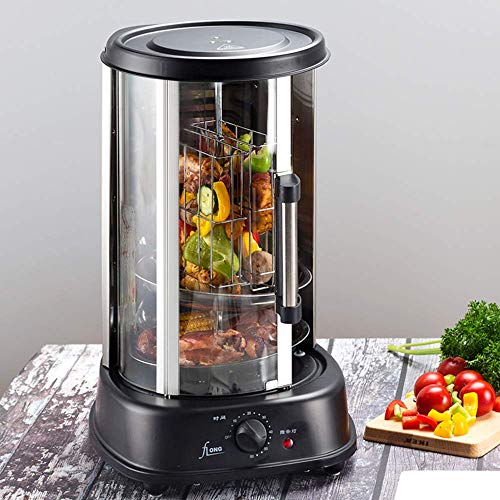 Homeatk Tower Vertical Rotisserie Rotating Döner Kebab Grill Vertical