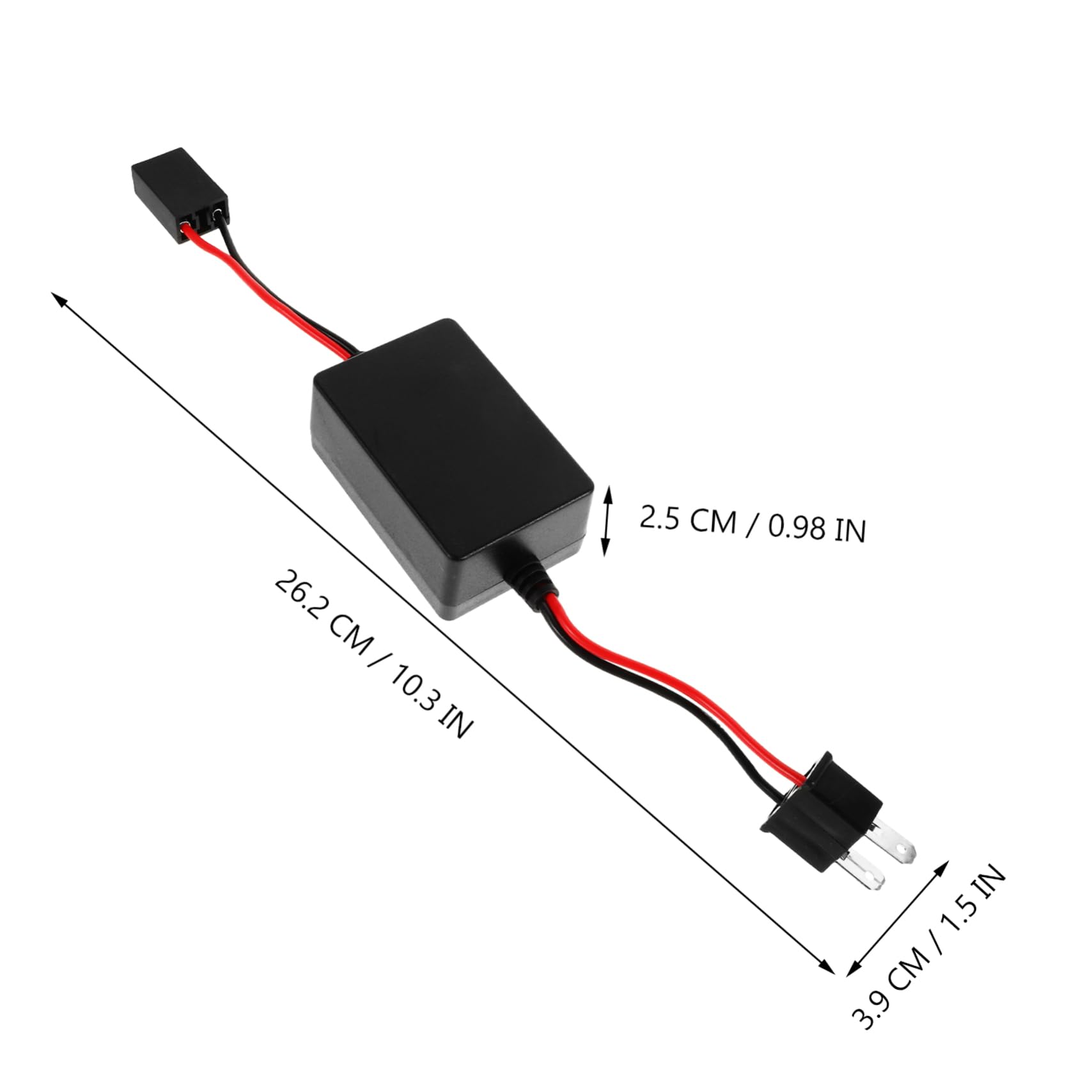 Unomor Led Headlight Decoders w Headlight Flicker Non-Flickering Fit Easy Install High Performance for Stable Lighting