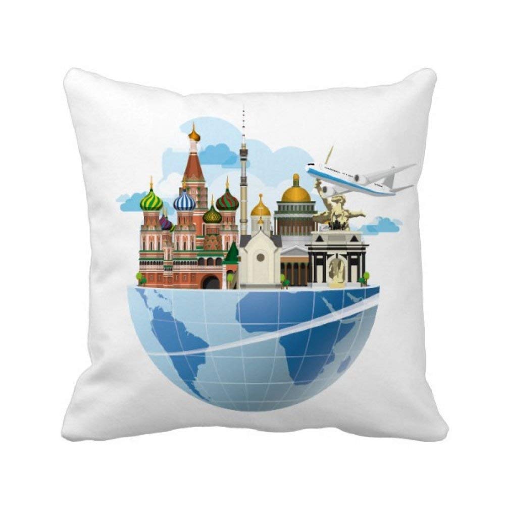Housse de coussin Saint-Basilic carré canapé salon taie décoration