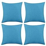 FANTASTISCHES MATERIAL MIT VERSTECKTEM REIßVERSCHKLUSS - Der Kissenbezug besteht aus 100 Prozent hochwertigem Polyester. Der Reißverschluss ist unter dem Kissen nicht sichtbar, wodurch Ihre Kissen einen sehr trendigen visuellen Effekt erhalten und ein ästhetisch ansprechenderes Gefühl vermittelt.