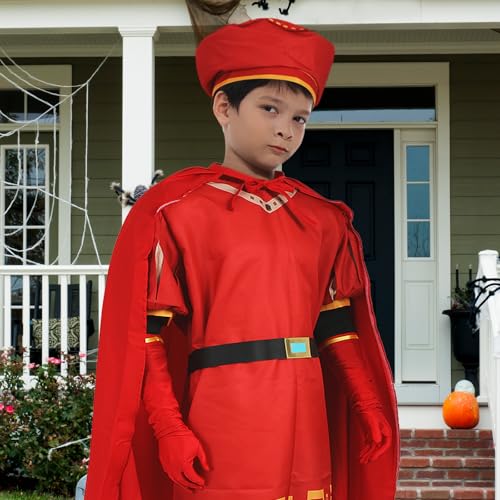 Disfraz Kids Lord Farquaad con capa y sombrero para niños miniatura 6