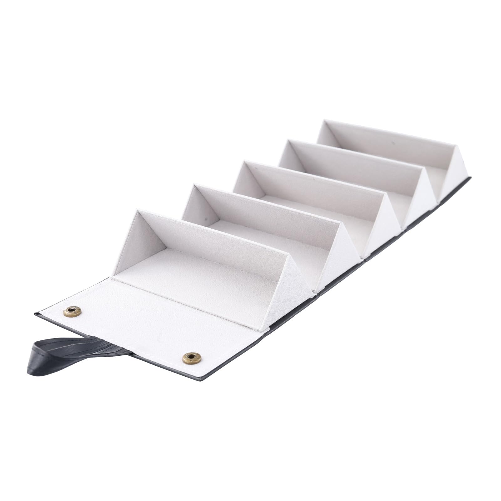 Boîte de rangement pour lunettes de soleil avec 5 compartiments, étui de voyage pour ranger les étuis à lunettes, organiseur portable pour lunettes de soleil pour hommes et femmes, étui à