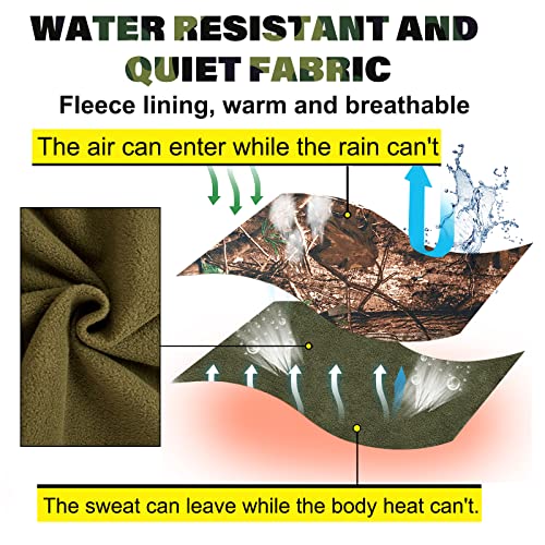 New View Hunting Clothes For Men,Silent Water Resistant Deer Hunting Suit #TOP4