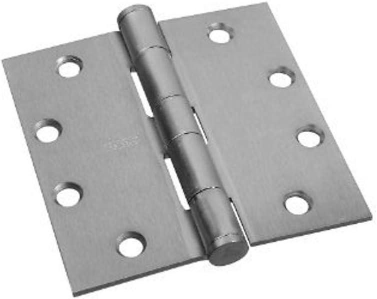 STANLEY F179 4 5X4 5 26D STL Door Hinge, Satin Chrome, Steel, 5″ Height