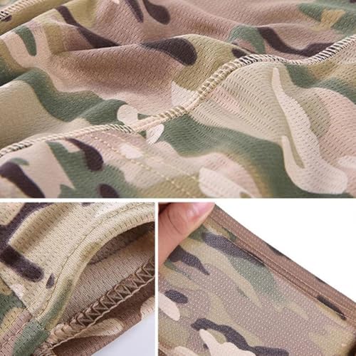 Camouflage Balaclava Mask Lightweight Breathable Camo Hood Snood Airsoft Military Army Hat Head Full Face Neck Cover Sheisty (UK, Alpha, S, L, ACU Digital Camouflage) - Image 7