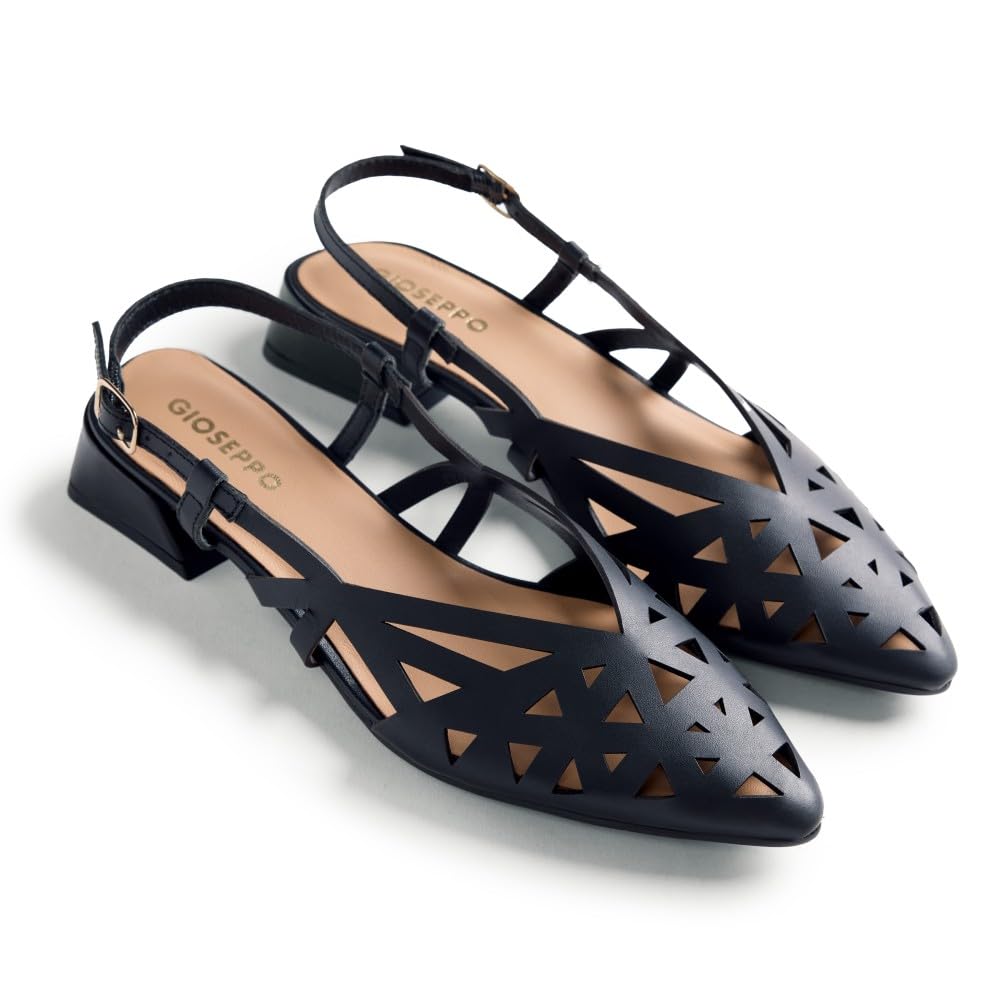 GIOSEPPO ROTHBURY, Open Heel Women, Black, 36 EU