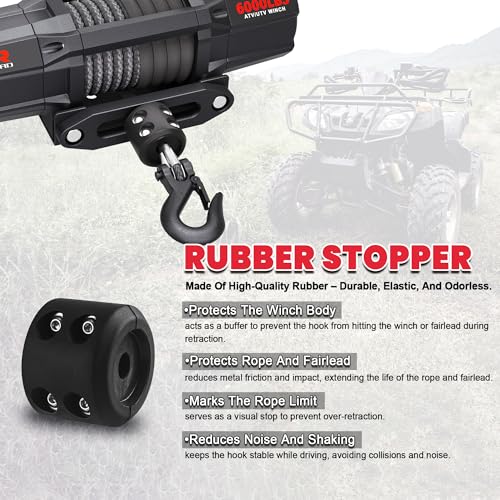 WINCH ELÉCTRICO OPENROAD 6000 LBS CON CONTROL REMOTO miniatura 2