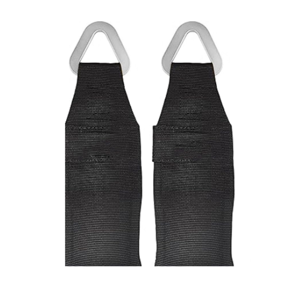 Jnchdghwa Black & Silver For Most Truck Bed Compatible-Ez Truck Bed Strap Anchor 2-Pack-Can Secure Ratchet Straps-Tie Down Anchors